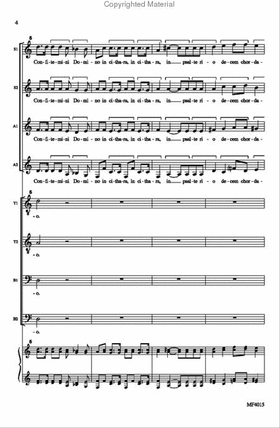 Exsultate Justi in Domino Divisi scores gallery preview page 3
