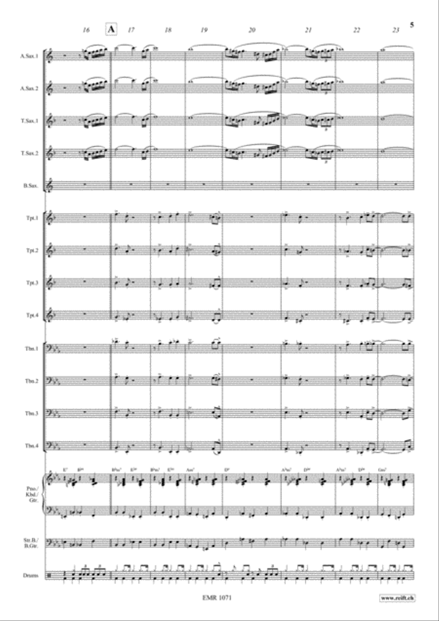 Club Sandwich Big Band scores gallery preview page 6