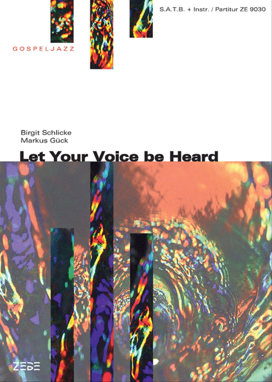 Let Your Voice Be Heard 4-Part scores gallery preview page 1