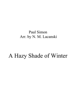 Book cover for A Hazy Shade Of Winter