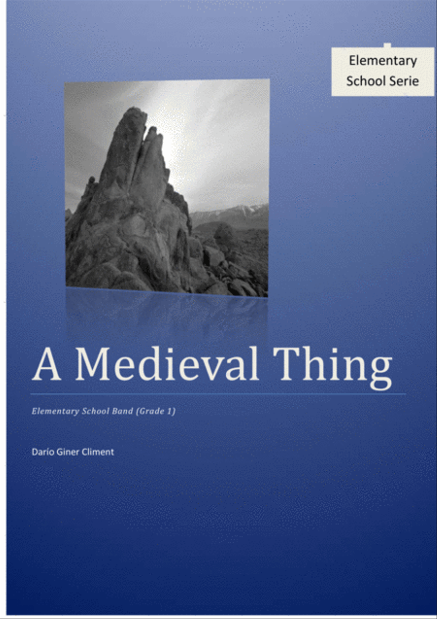 A Medieval Thing (Band) Concert Band scores gallery preview page 1