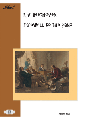 Book cover for Beethoven Farewell to the piano easy piano solo