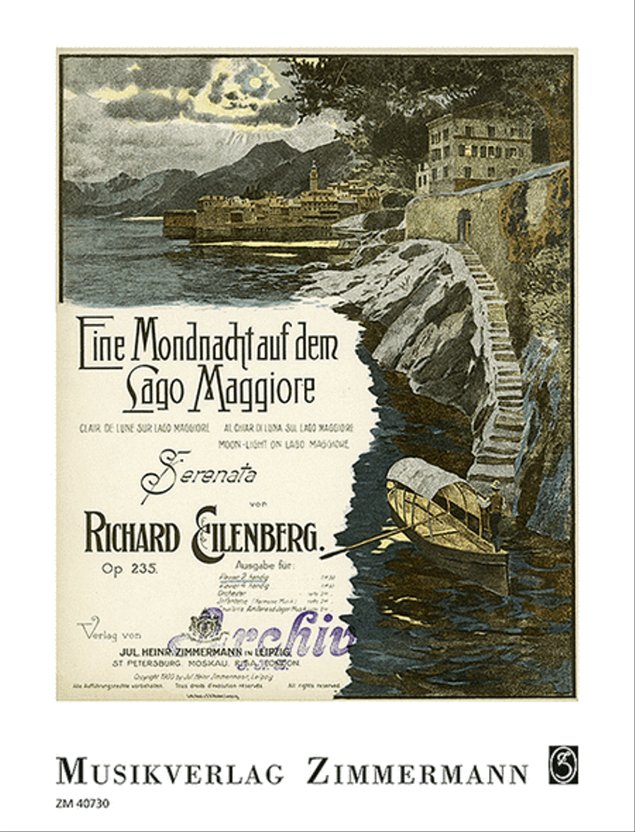 Moon-Light on Lago Maggiore Piano Solo scores gallery preview page 1