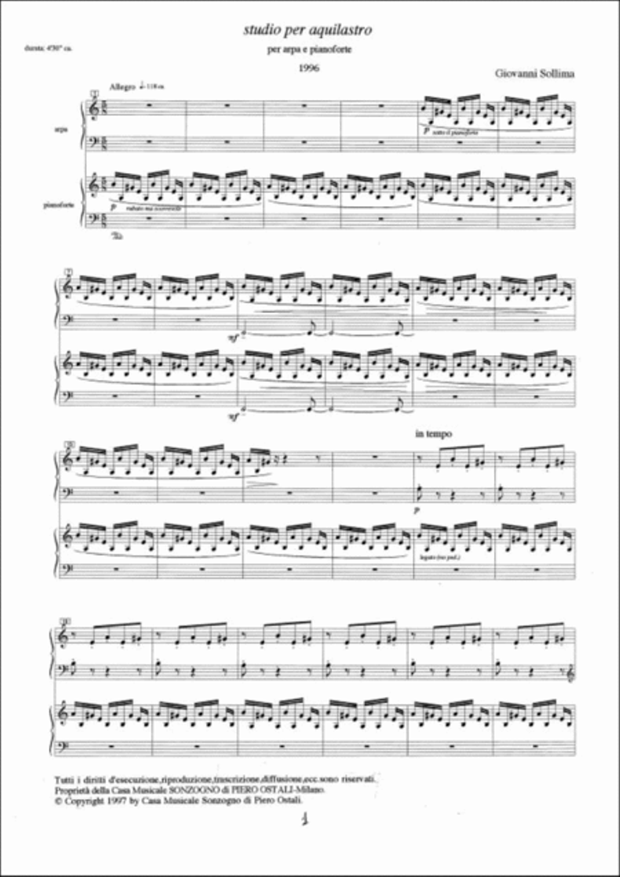 Studio per aquilastro Harp scores gallery preview page 2