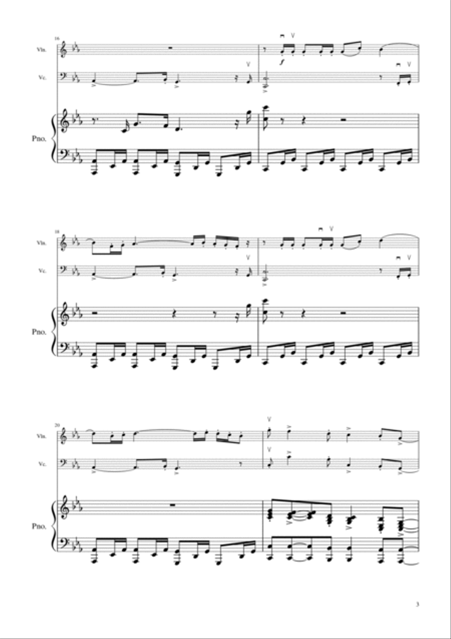 The Mandalorian Piano Trio scores gallery preview page 4
