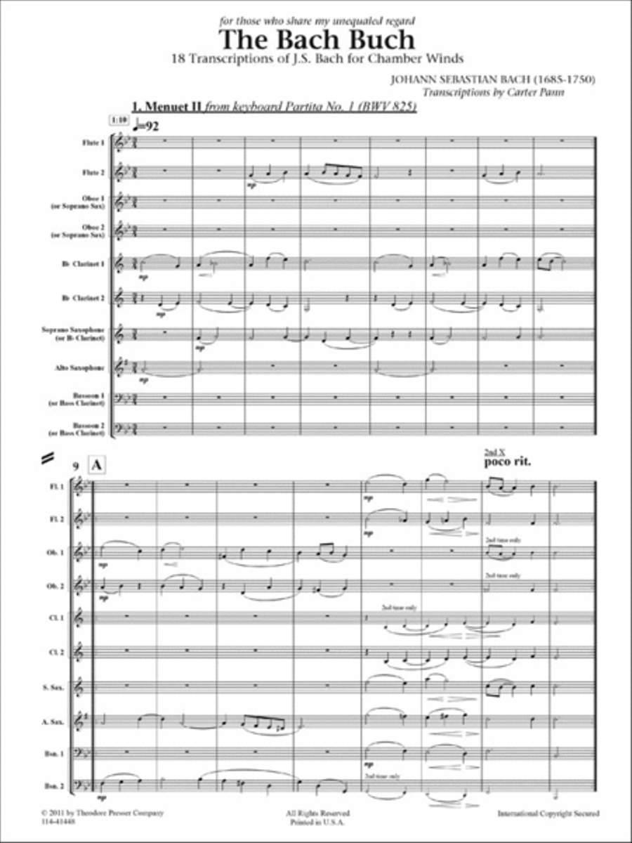 The Bach Buch Chamber Music scores gallery preview page 2