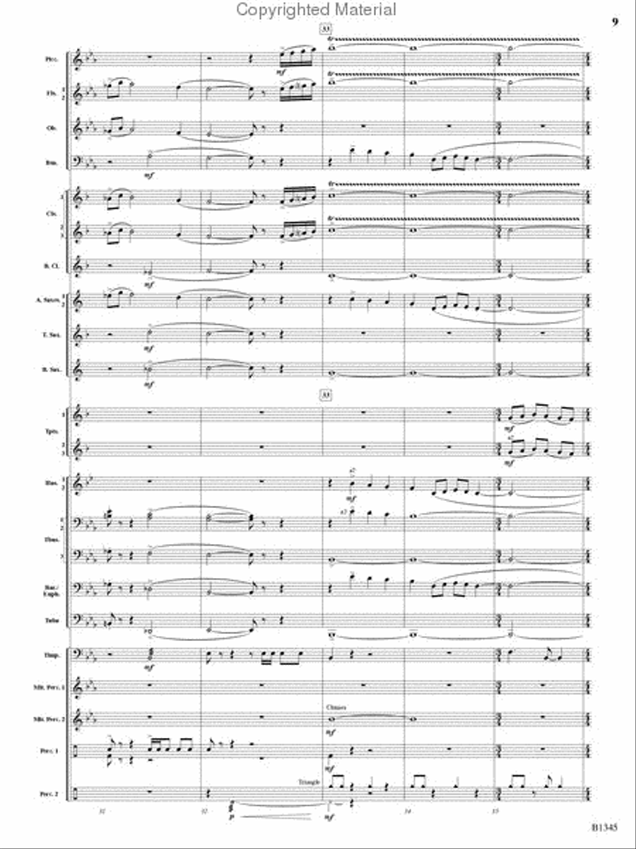 Fanfare and Jubilation Concert Band scores gallery preview page 8