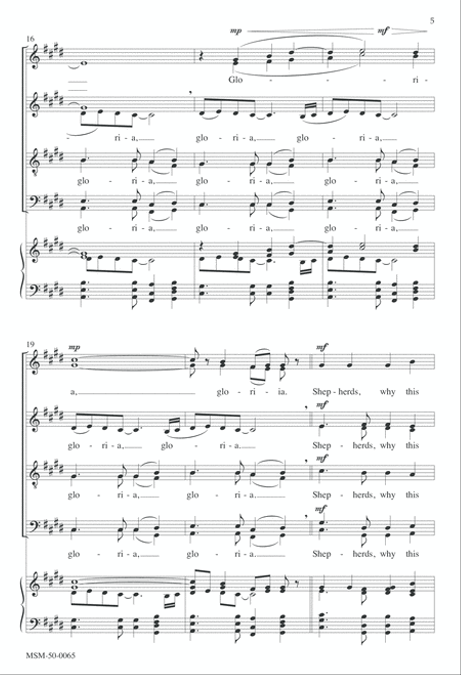 Angels We Have Heard on High Divisi scores gallery preview page 4