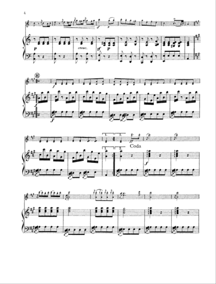 Turkish March Turkish March Violin Solo scores gallery preview page 4