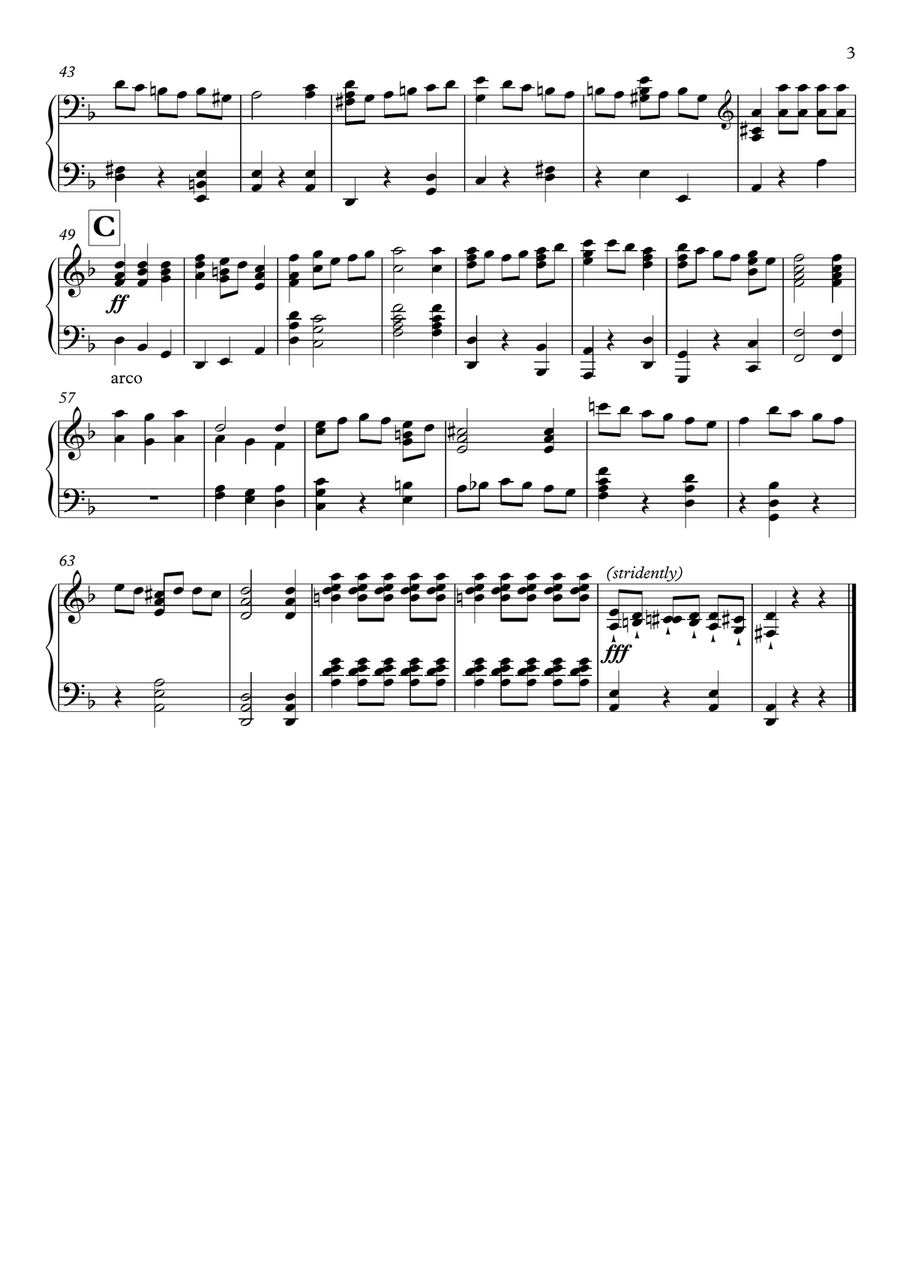 Capriol Suite, Piano Reduction for Solo Performance Piano Solo scores gallery preview page 2
