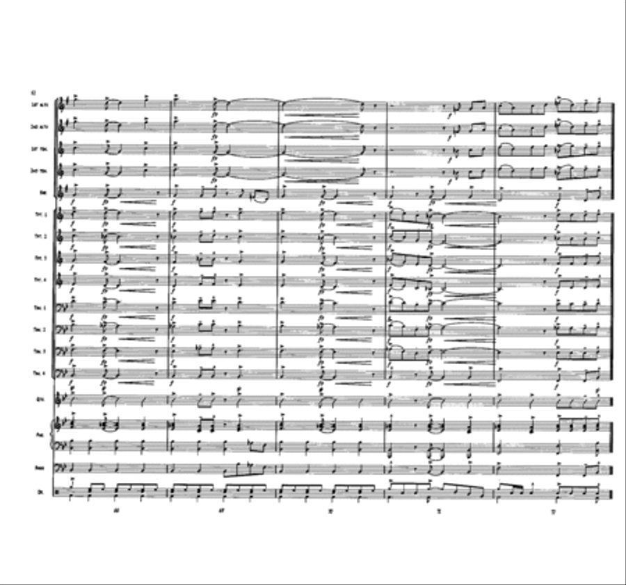 We Wish You a Merry Christmas Jazz Ensemble scores gallery preview page 12