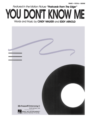 Book cover for You Don't Know Me