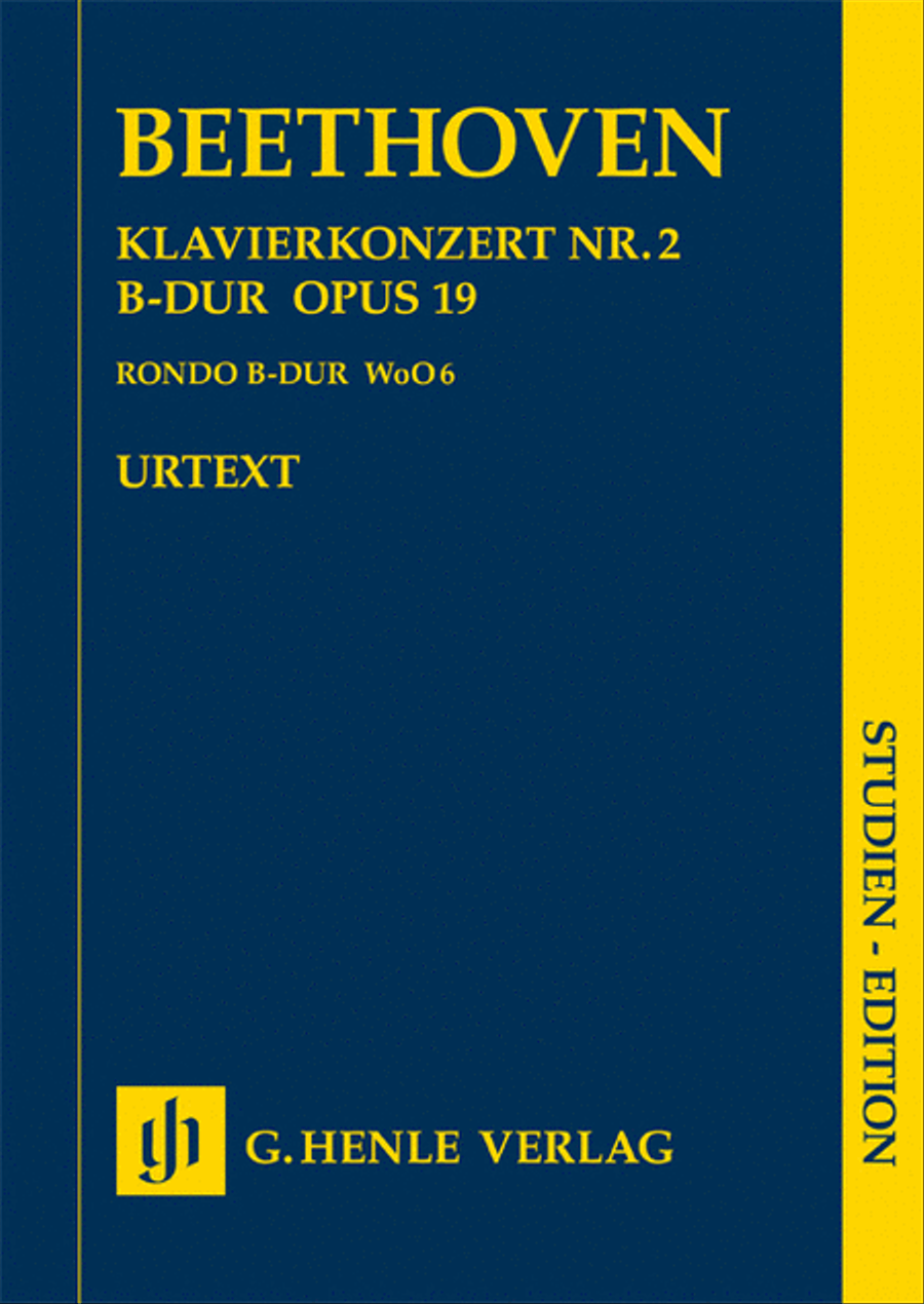 Concerto for Piano and Orchestra B Flat Major Op. 19, No. 2 Orchestra scores gallery preview page 1