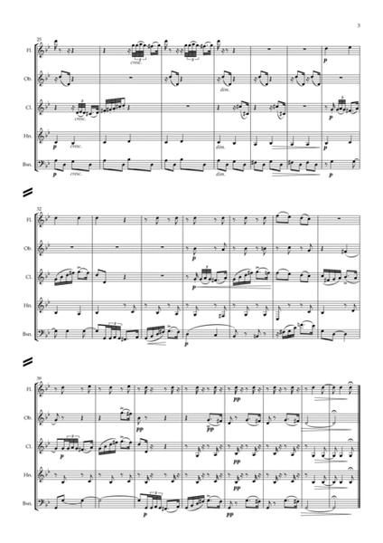 Tchaikovsky: The Seasons Op.37a “Spring” (Mar, Apr, May) - wind quintet image number null