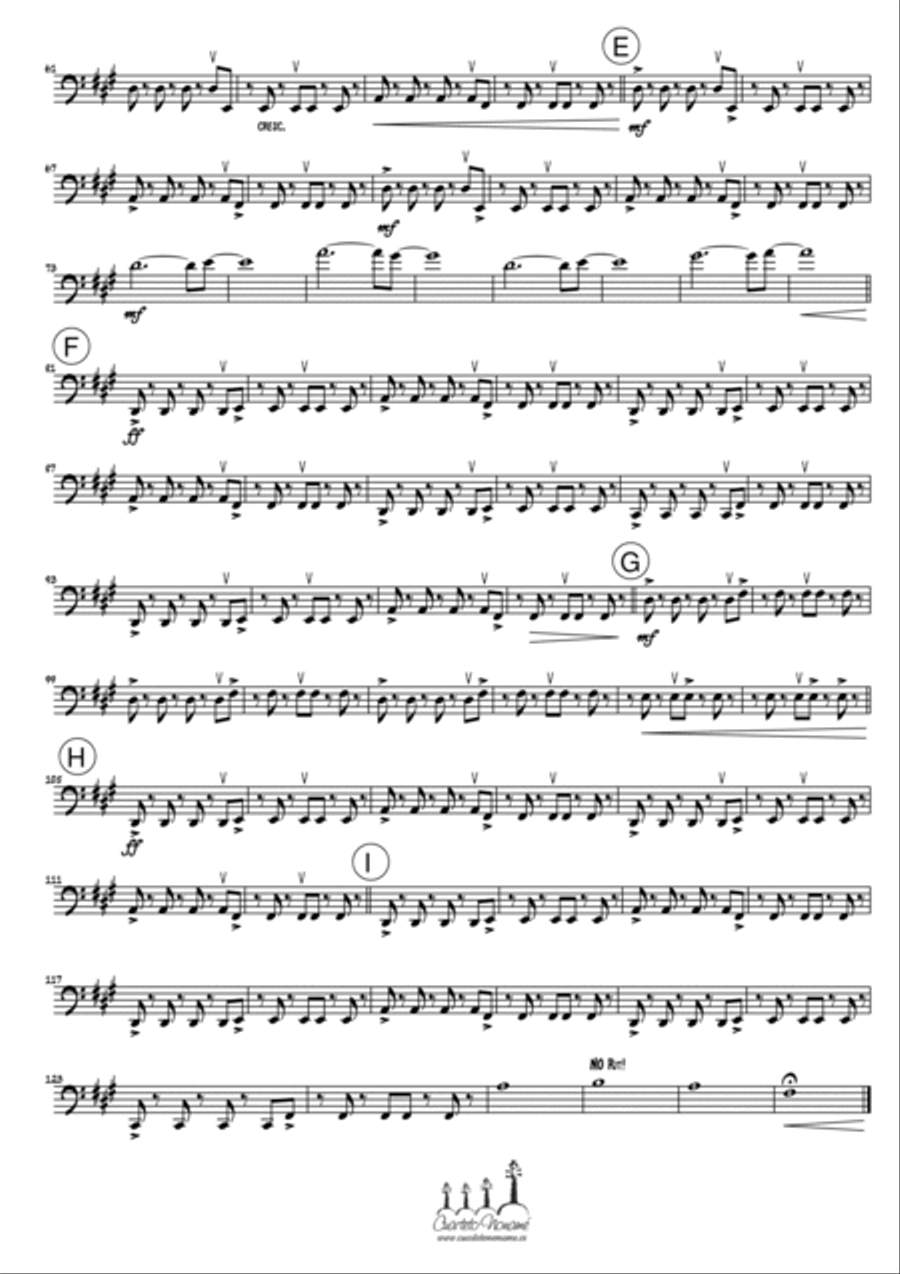 Viva La Vida String Quartet scores gallery preview page 5