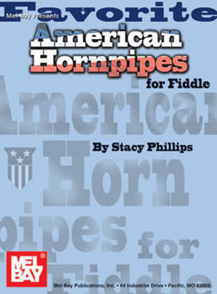 Book cover for Favorite American Hornpipes for Fiddle