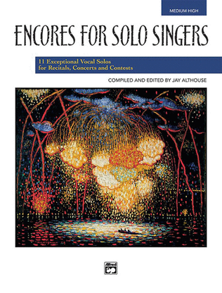 Book cover for Encores for Solo Singers