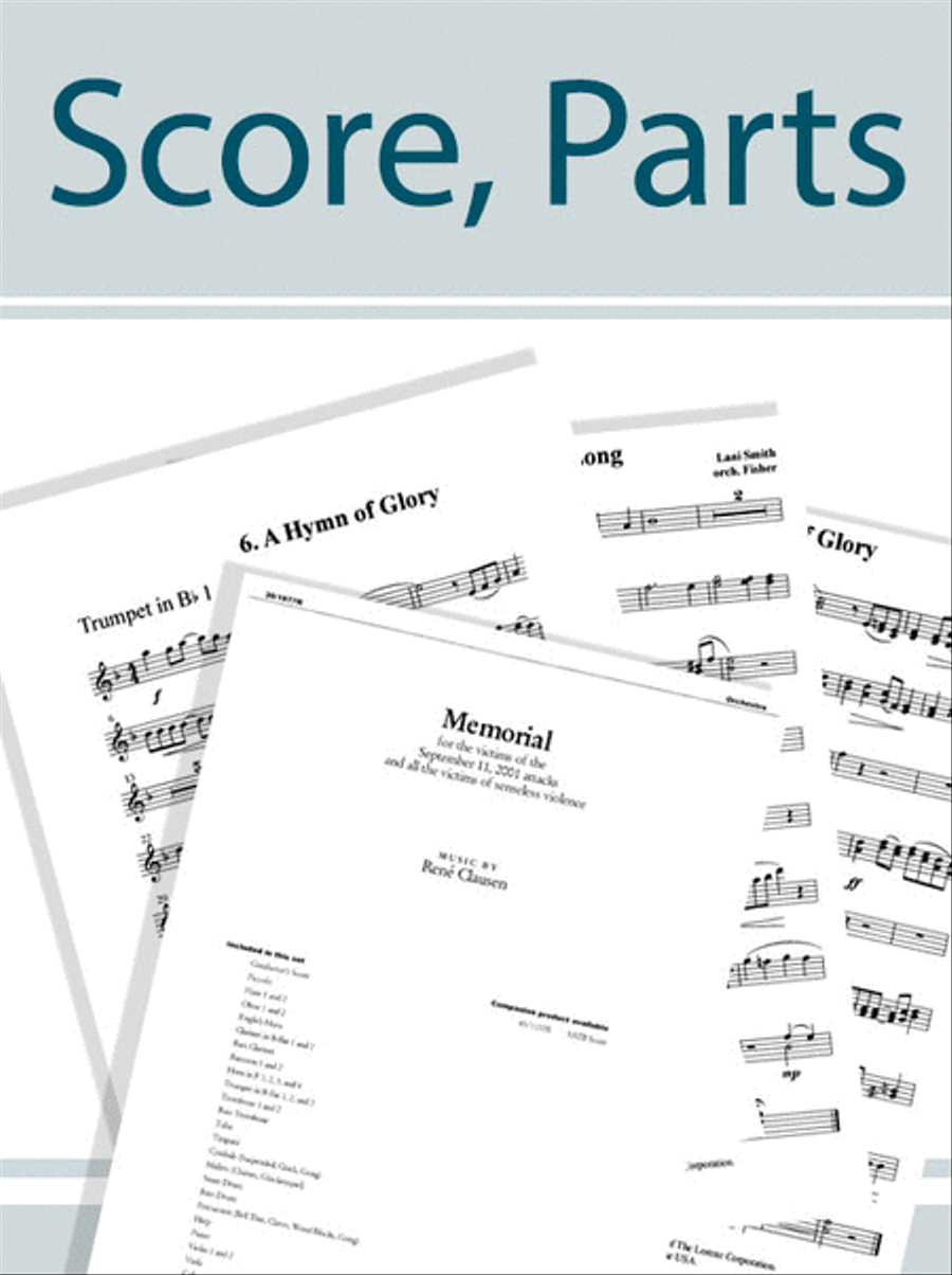 Easter Carol - Flute and Percussion Score and Parts image number null