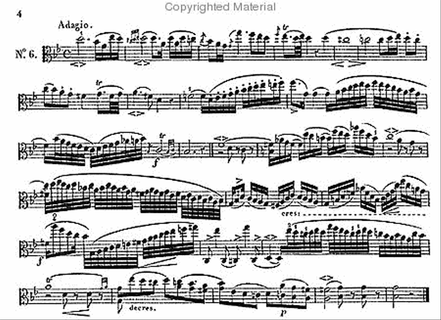41 caprices for viola. 1869 Viola Solo scores gallery preview page 2