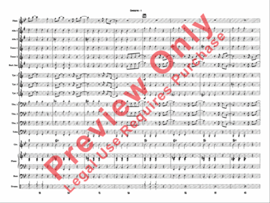 Ben's Blues Jazz Ensemble scores gallery preview page 7