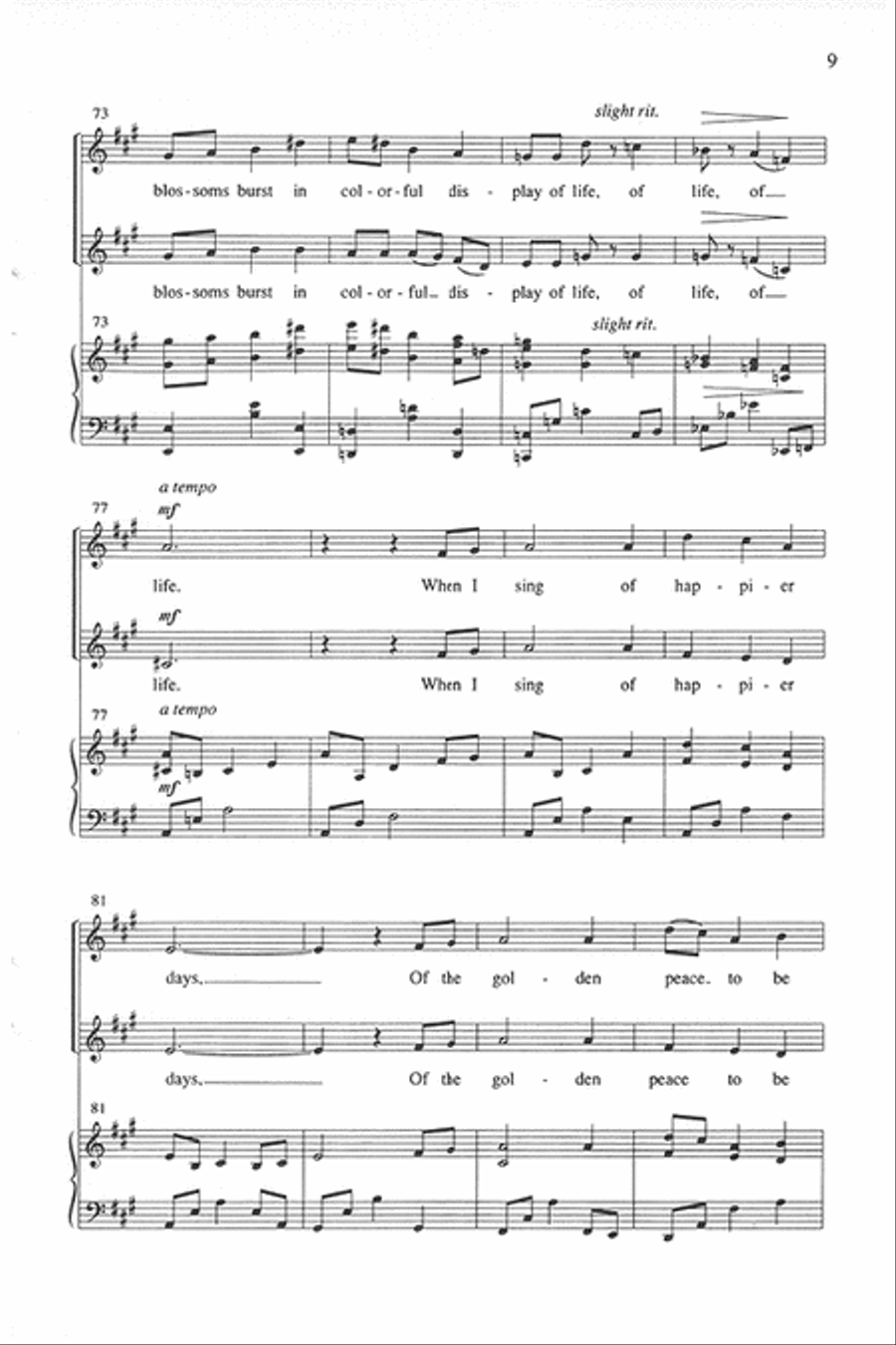 Days of Quiet Joy SA scores gallery preview page 8