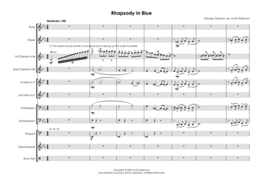 Rhapsody In Blue - wind octet / wind ensemble image number null