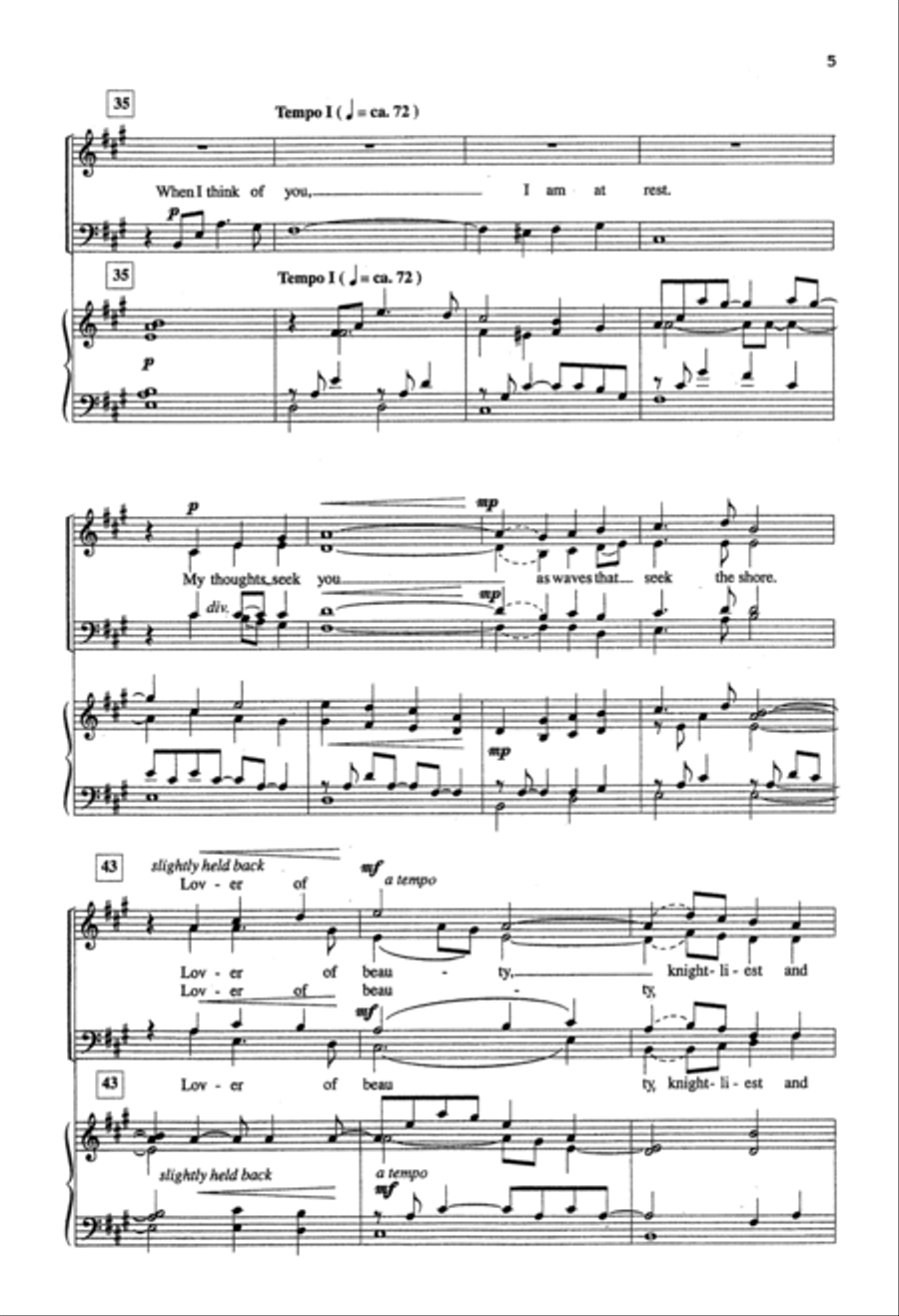 Prelude To Peace 4-Part scores gallery preview page 4