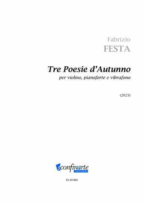 Fabrizio Festa : Tre Poesie d'Autunno (ES-24-002)