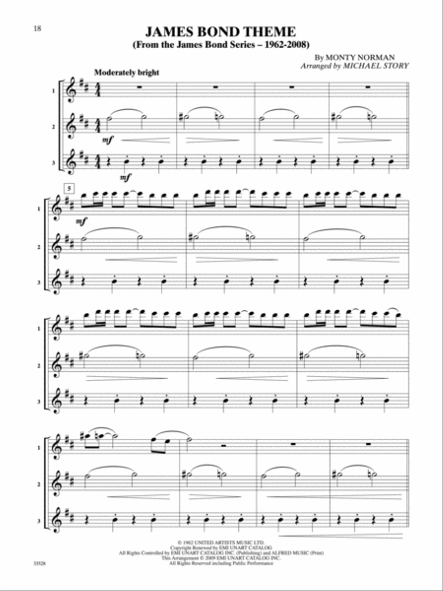 Movie Trios for All Small Ensemble scores gallery preview page 19