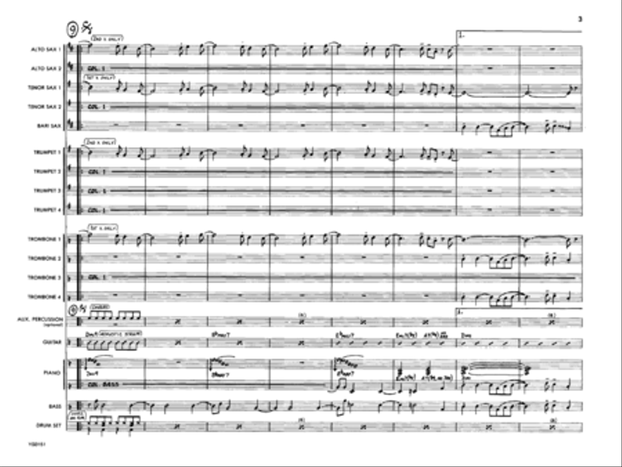 Gringo Jazz Ensemble scores gallery preview page 3