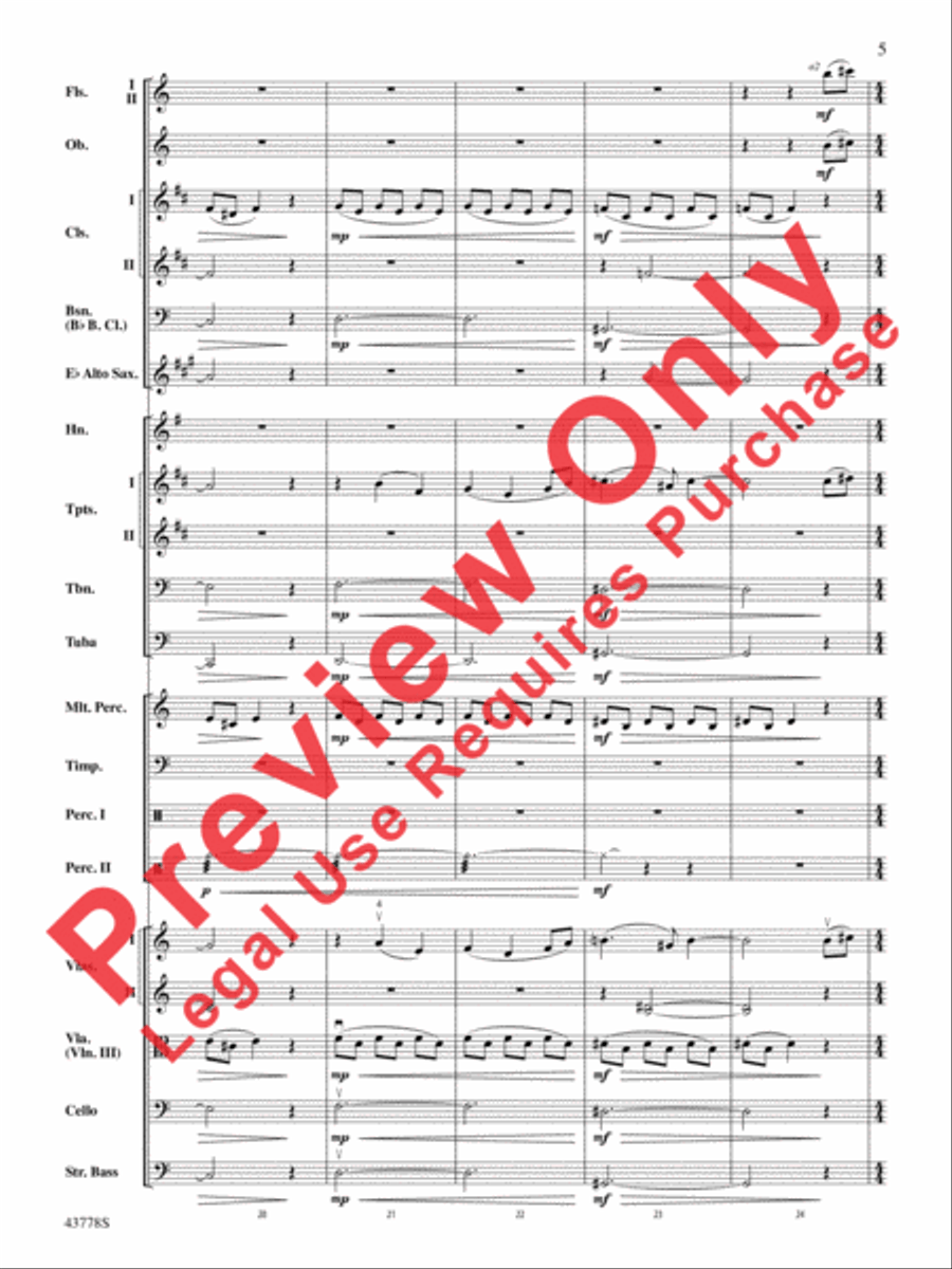 Godzilla Full Orchestra scores gallery preview page 25