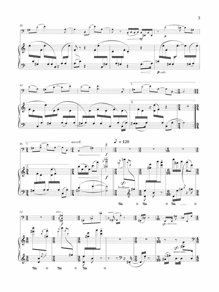 Three Variations For Violoncello And Piano