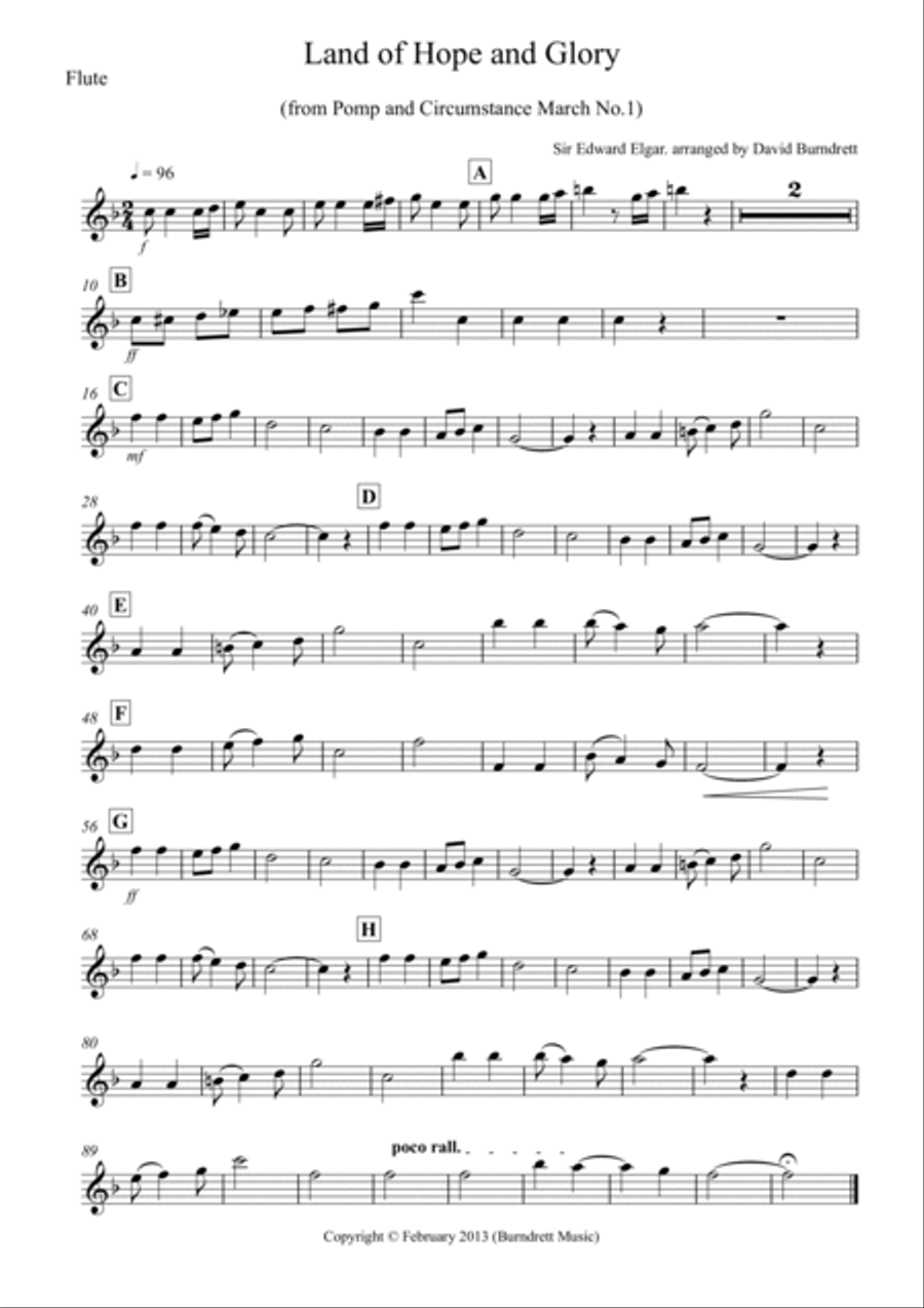Land of Hope and Glory for School Wind Band Land of Hope and Glory for School Wind Band Concert Band scores gallery preview page 4