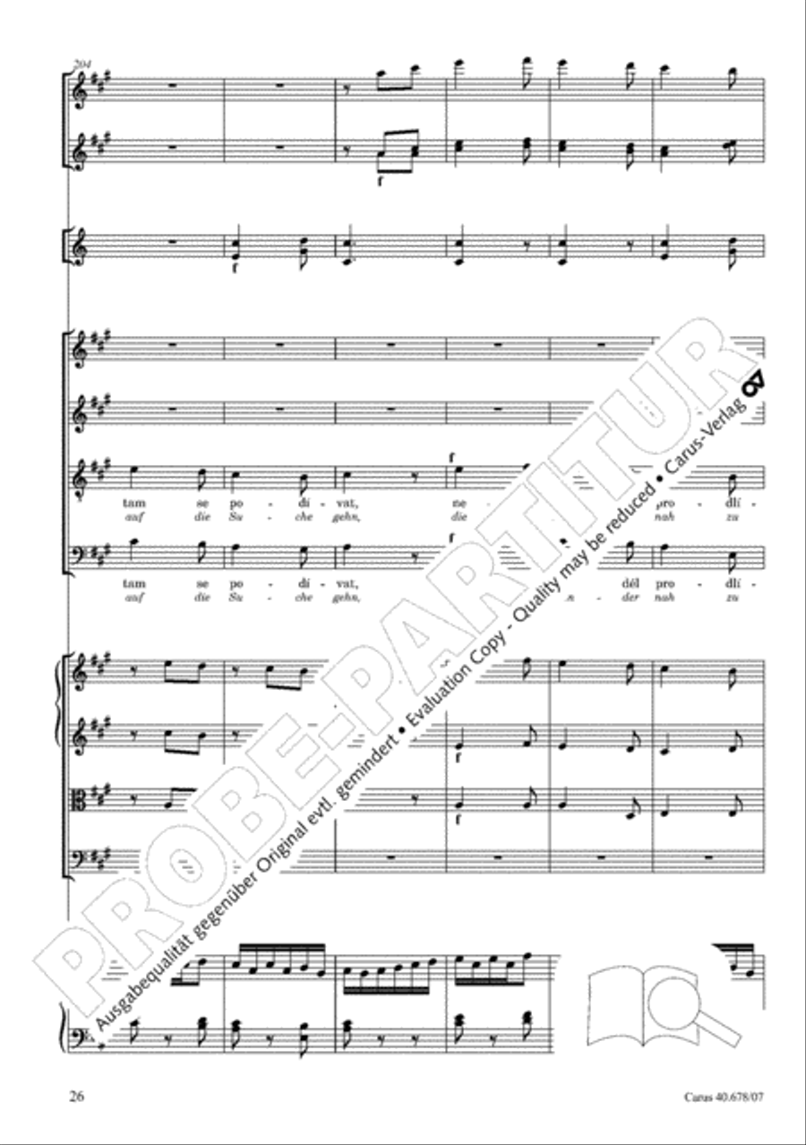 Missa pastoralis bohemica 4-Part scores gallery preview page 39