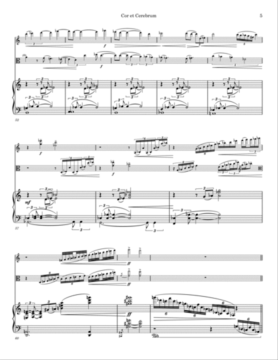 Cor et Cerebrum - Concerto No.2 for Violin, Viola and Orchestra Viola scores gallery preview page 6