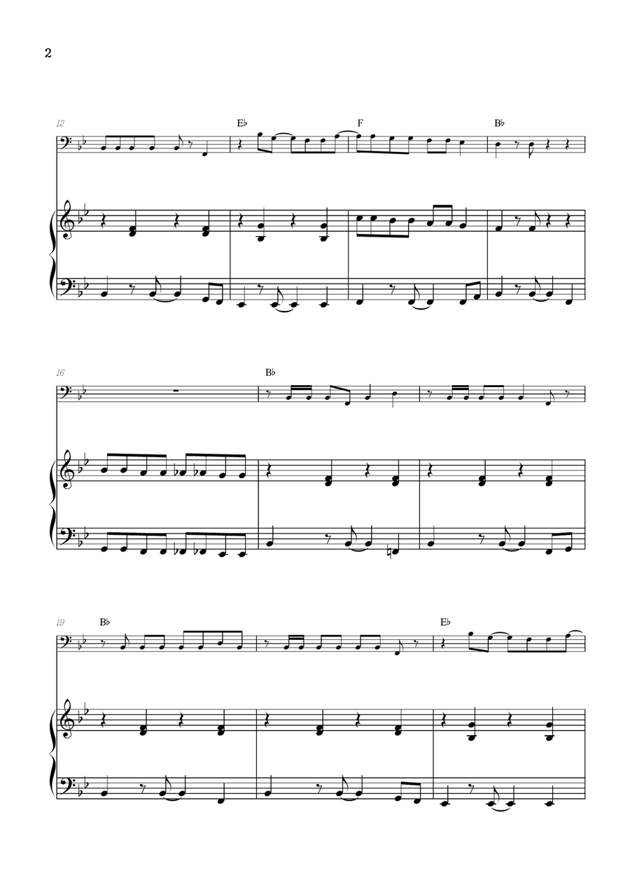 Made You Look Piano scores gallery preview page 3