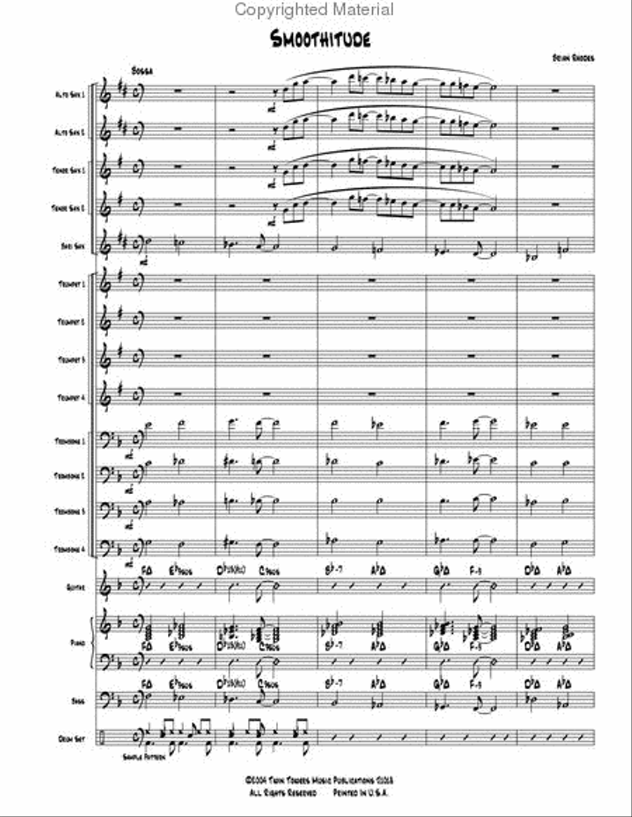 Smoothitude Smoothitude Jazz Ensemble scores gallery preview page 3