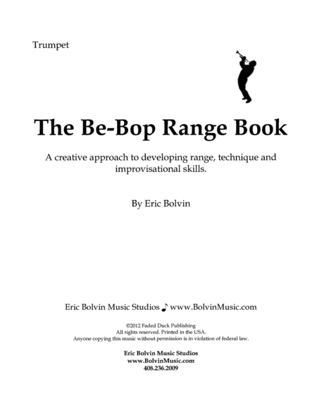 The Be-Bop Range Book