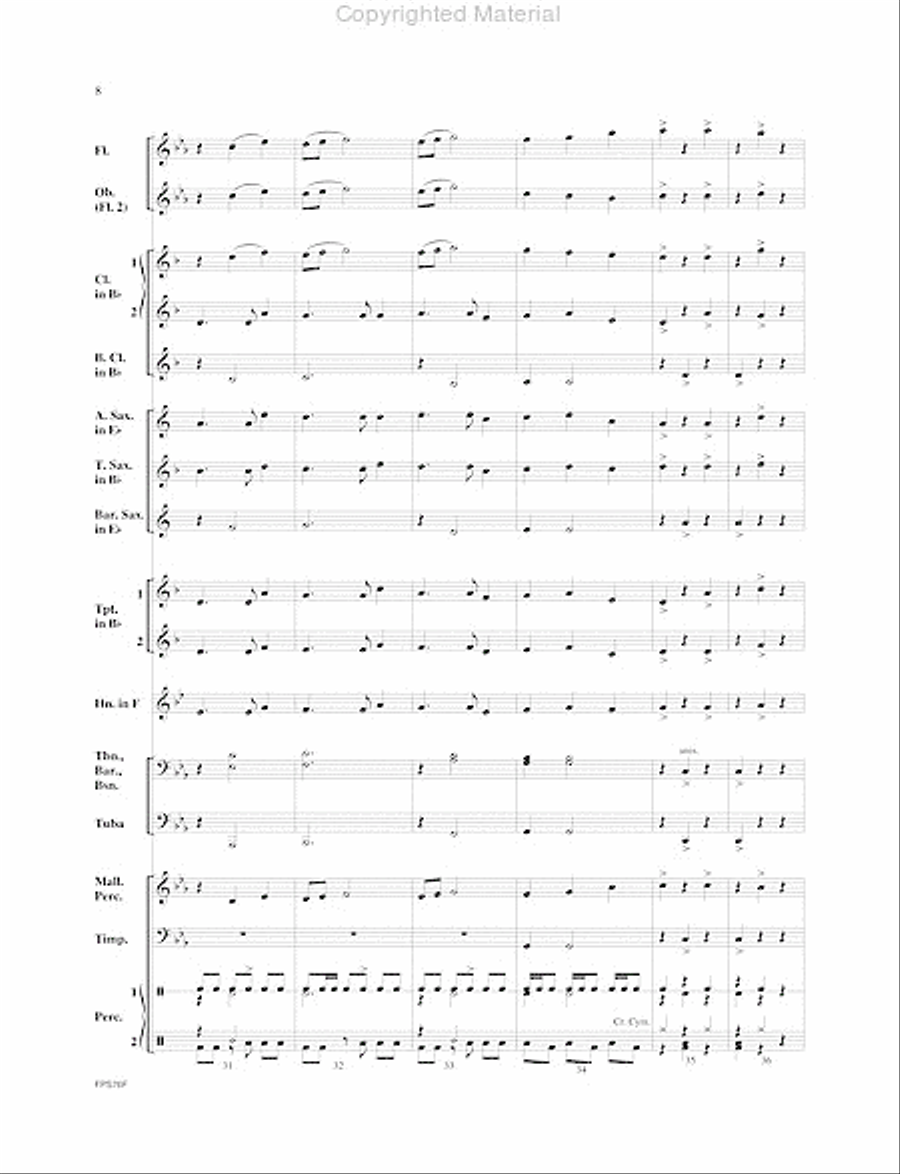Huron Trail Huron Trail Concert Band scores gallery preview page 9
