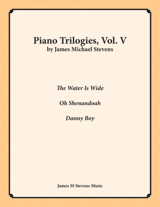 Book cover for Piano Trilogies, Vol. V (Folk Songs)