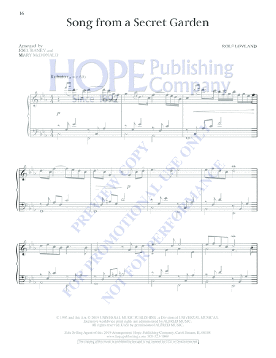 Inspirations: for Solo Piano - Score Piano Solo scores gallery preview page 20