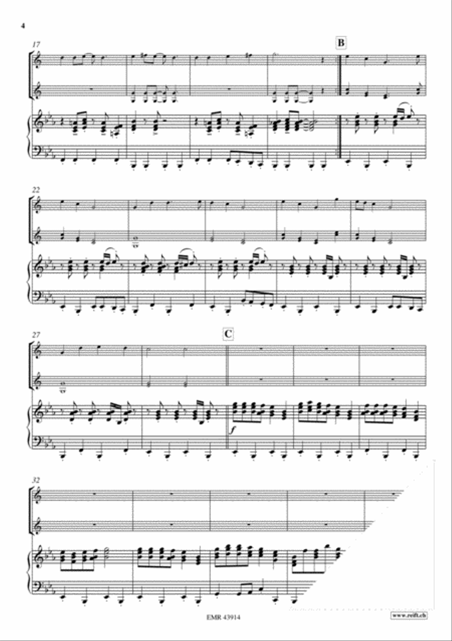 Techno Piano Accompaniment scores gallery preview page 4