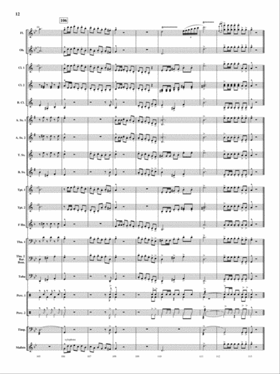 Viva Espania Viva Espania Concert Band scores gallery preview page 13