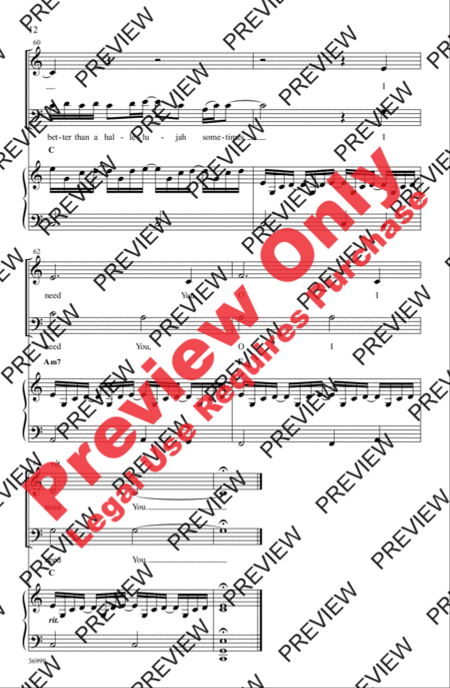 Better Than a Hallelujah 2-Part scores gallery preview page 12