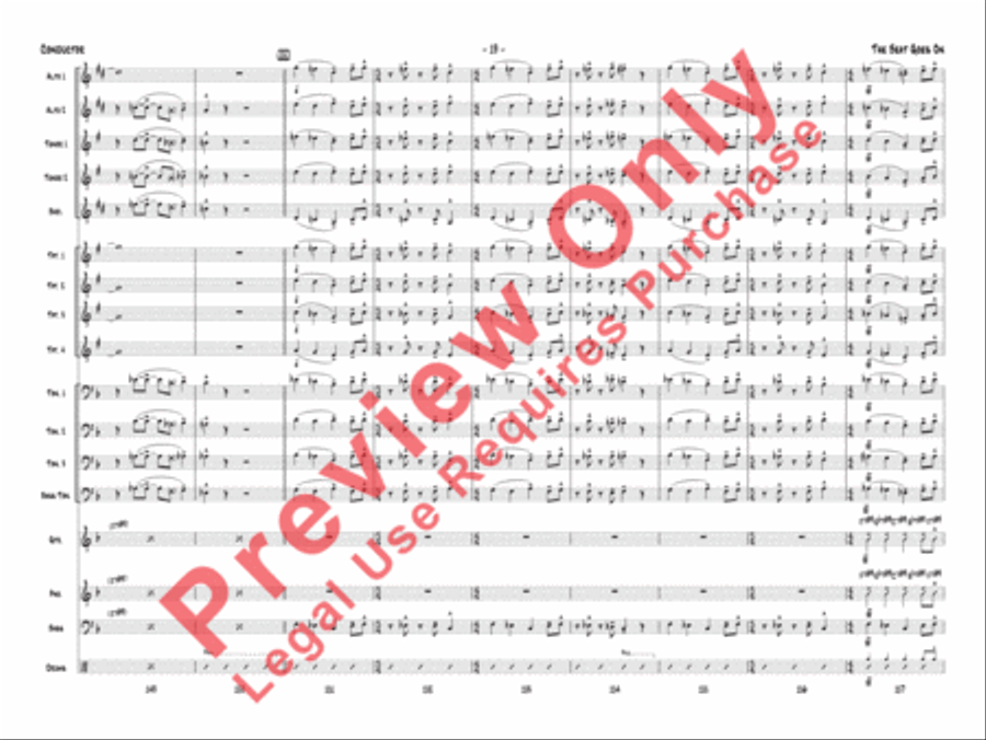 The Beat Goes On Jazz Ensemble scores gallery preview page 22