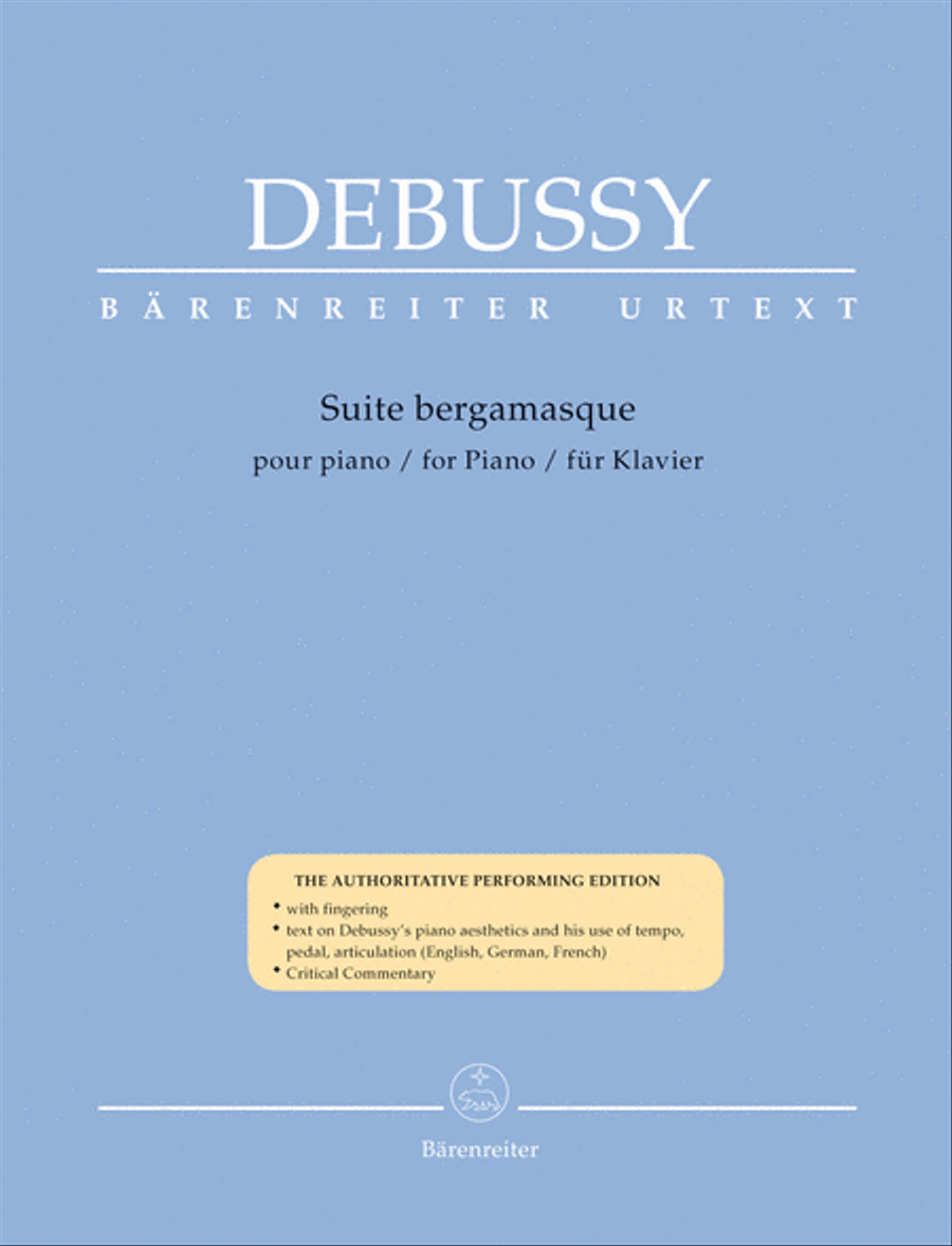 Suite bergamasque for Piano Piano Solo scores gallery preview page 1