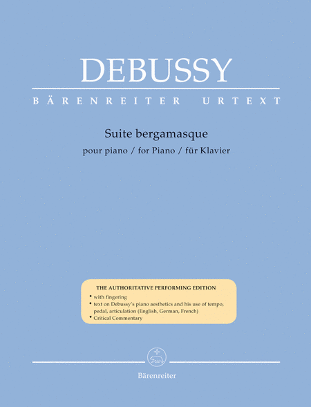 Suite bergamasque for Piano by Claude Debussy Piano Solo - Sheet Music