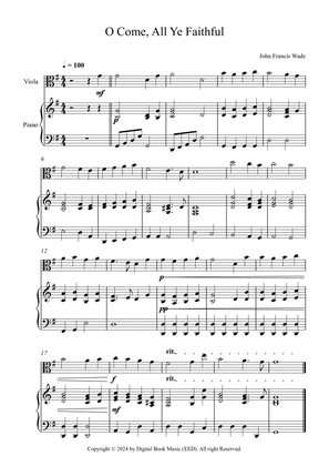O Come, All Ye Faithful - John Francis Wade (Viola + Piano)