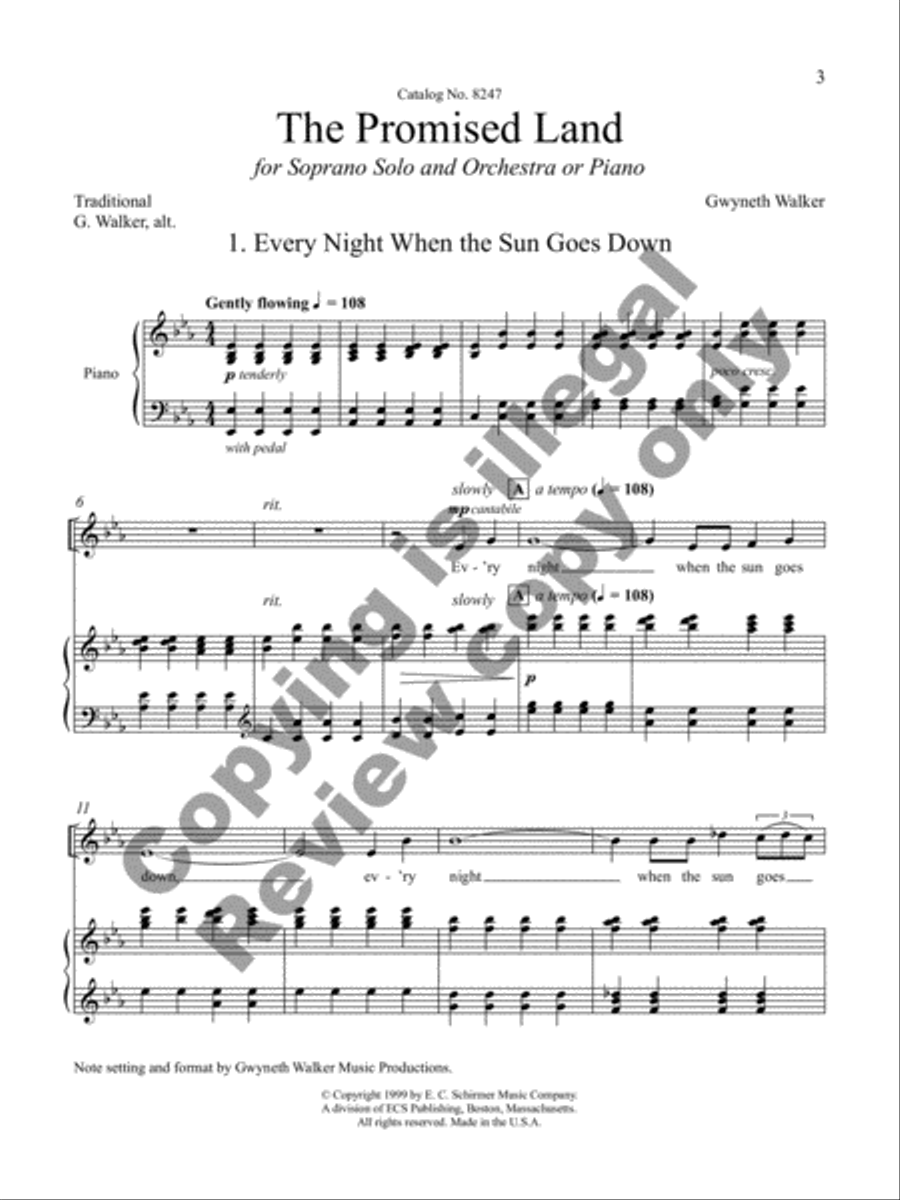 The Promised Land Orchestra scores gallery preview page 5