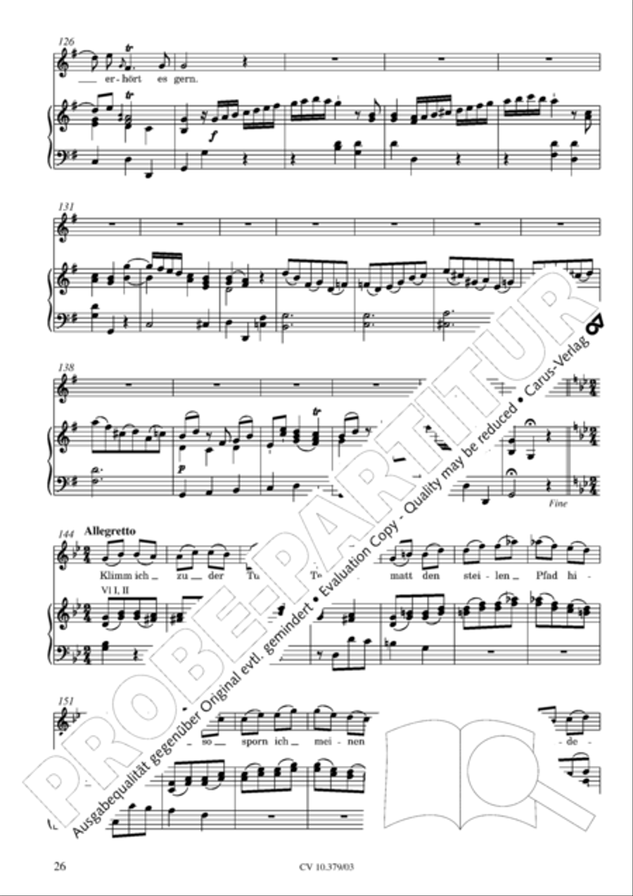 Der Tod Jesu 4-Part scores gallery preview page 27